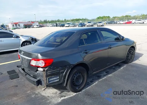 2012 Toyota Corolla L из США, поврежденный, VIN 2T1BU4EE8CC877404